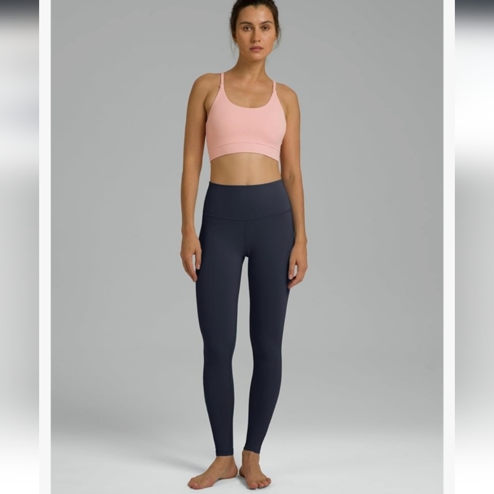 Women's M High-Waisted Leggings Grayish Blue M - Picture 5 of 16